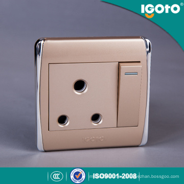 Igoto - Nuevo estilo Biritish - Marco de cordaje estándar 15A - Hembra con interruptor de pared